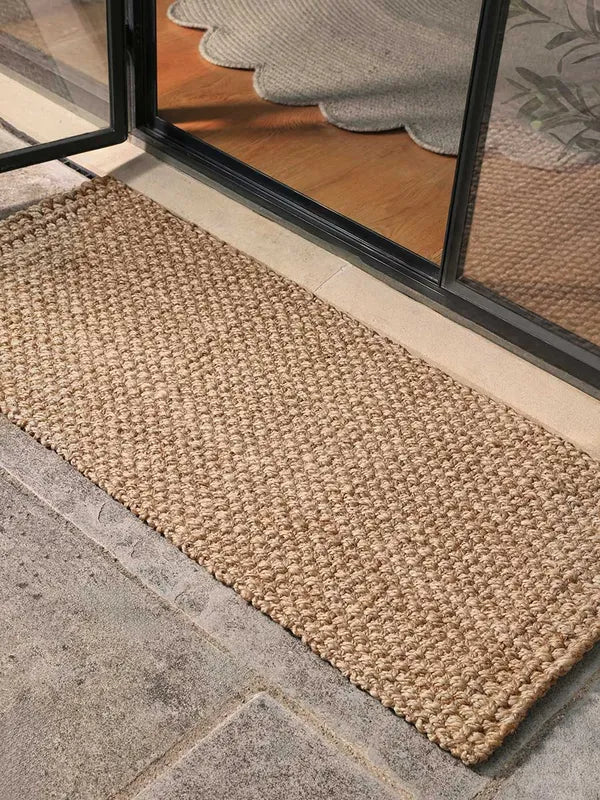 Textured Jute Doormat - Double